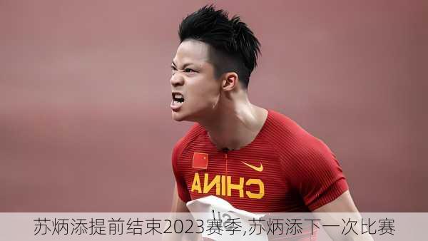 苏炳添提前结束2023赛季,苏炳添下一次比赛