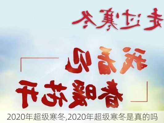 2020年超级寒冬,2020年超级寒冬是真的吗