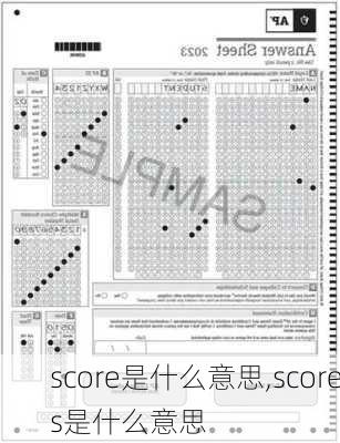 score是什么意思,scores是什么意思