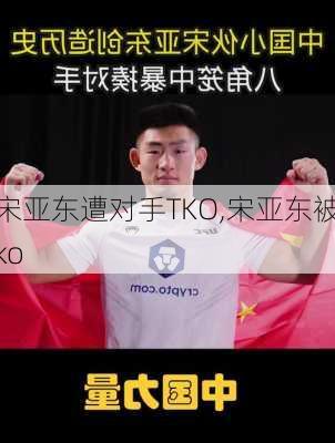 宋亚东遭对手TKO,宋亚东被ko